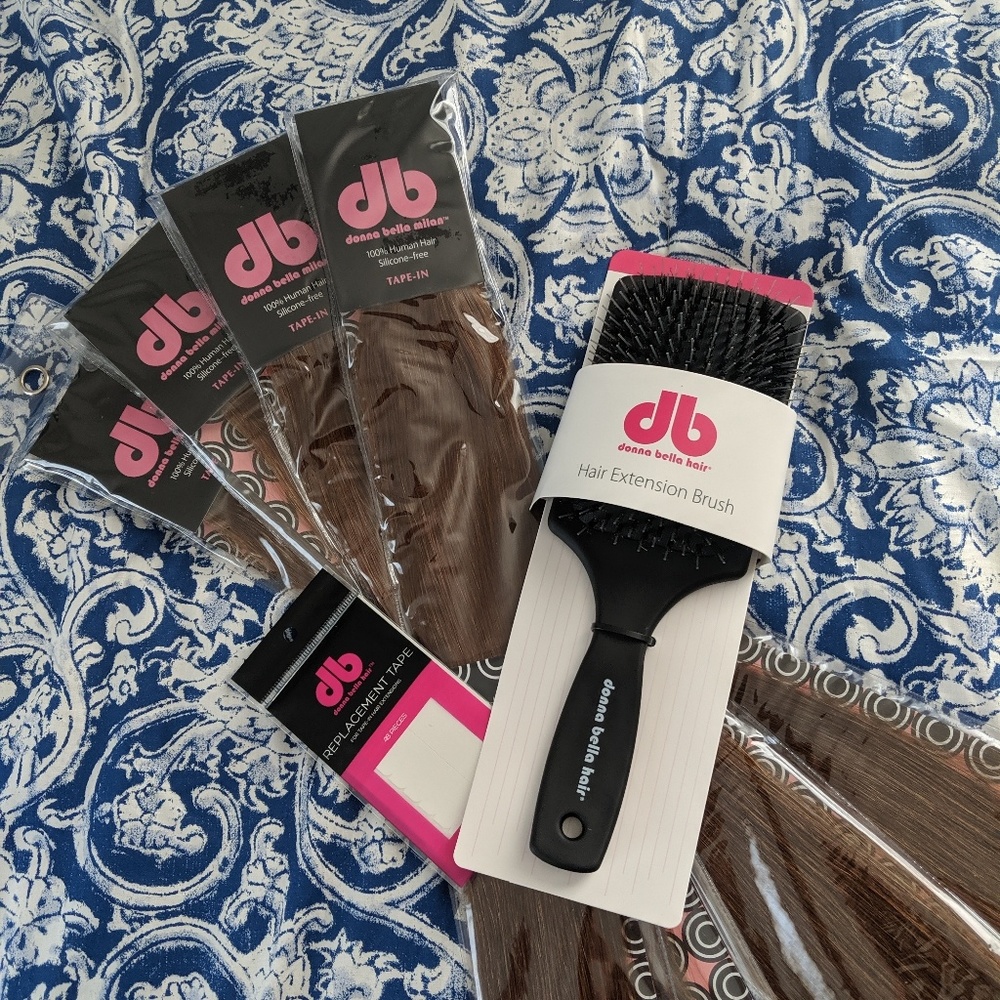 18" Donnabella Tape In Hair Extensions #8